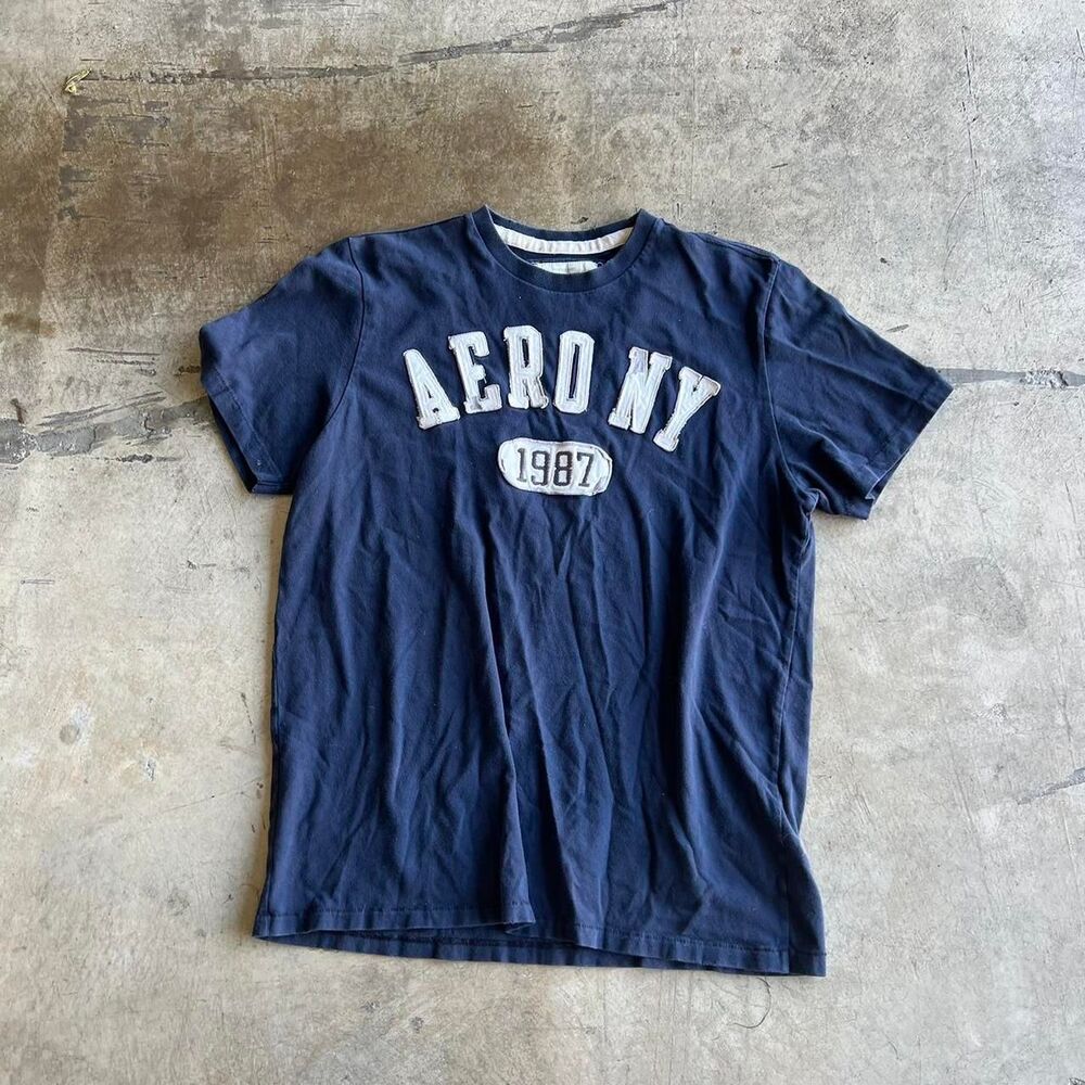 Aero Aeropostale y2k tee Navy shirt Men’s size XL